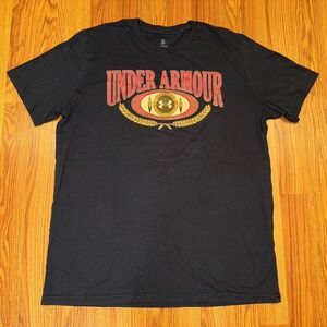Under Armour Men's UA Collegiate Branded Short Sleeve T-Shirt Black 1383942-001